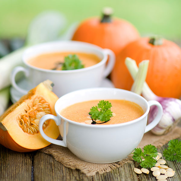 Spicy Pumpkin & Shrimp Soup