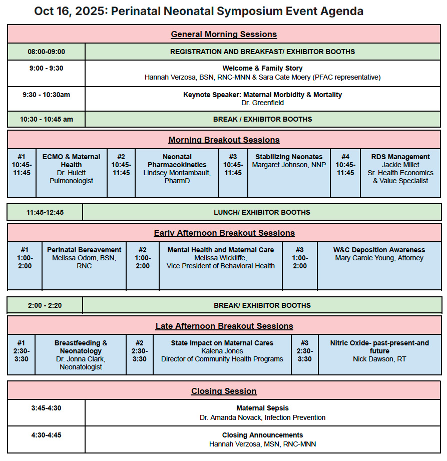 Event Schedule
