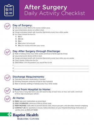 BH-Bariatric_After Surgery Checklist_OCT2023